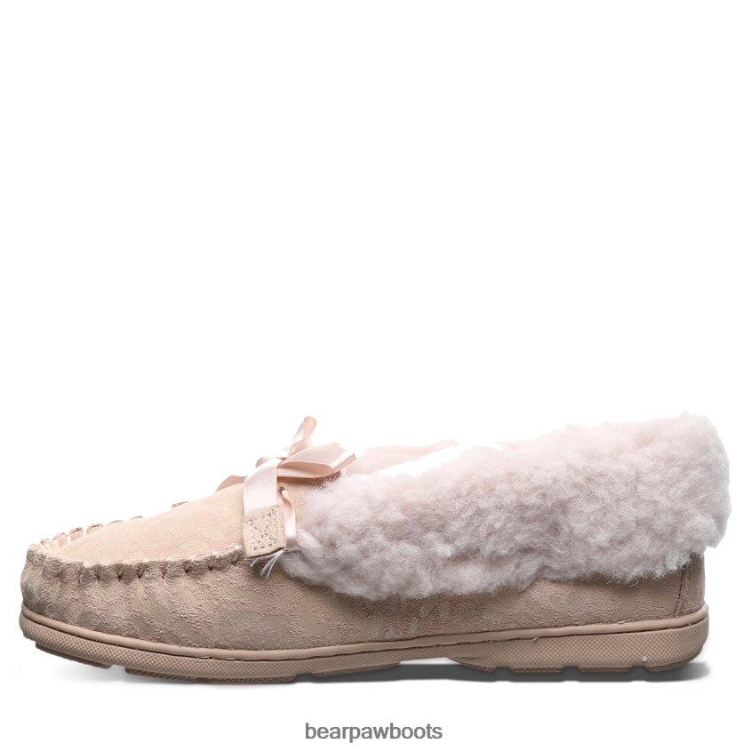 Hausschuhe BEARPAW Indio exotisch rosa Leoparden-Glitzer Frauen J080PL300