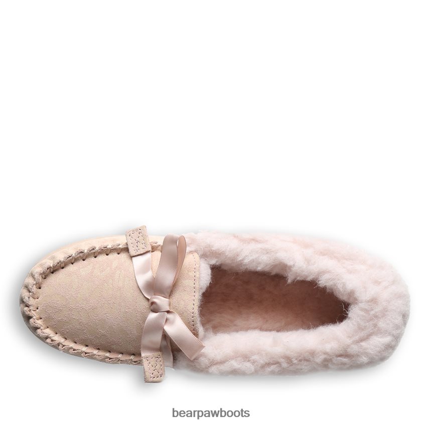 Hausschuhe BEARPAW Indio exotisch rosa Leoparden-Glitzer Frauen J080PL300