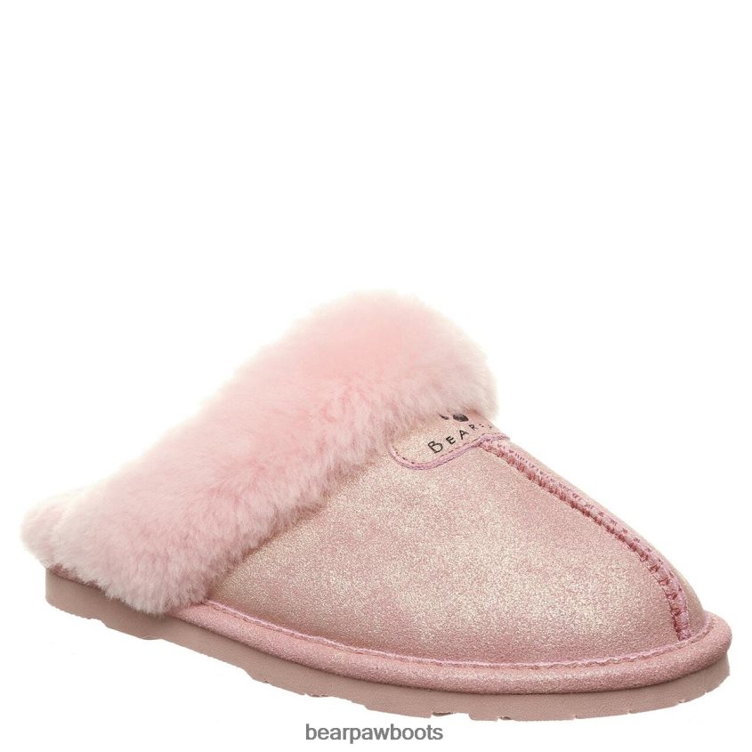 Hausschuhe BEARPAW Loki exotisch rosa Glitzer Frauen J080PL315
