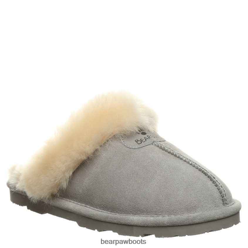 Hausschuhe BEARPAW Loki grauer Nebel Frauen J080PL270