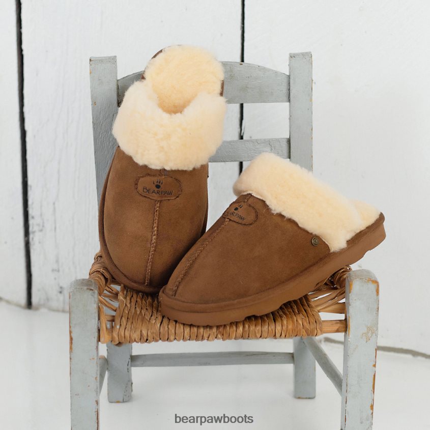 Hausschuhe BEARPAW Loki vegan Hickory Frauen J080PL285