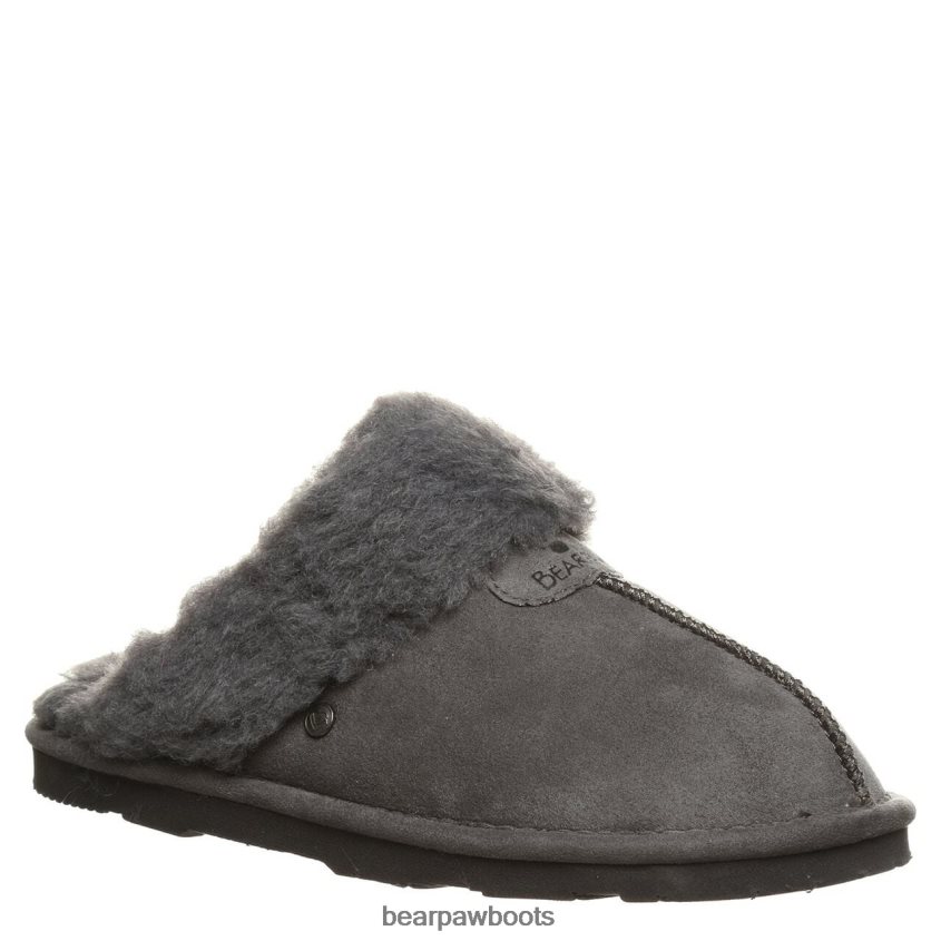 Hausschuhe BEARPAW Loki vegan Holzkohle Frauen J080PL286