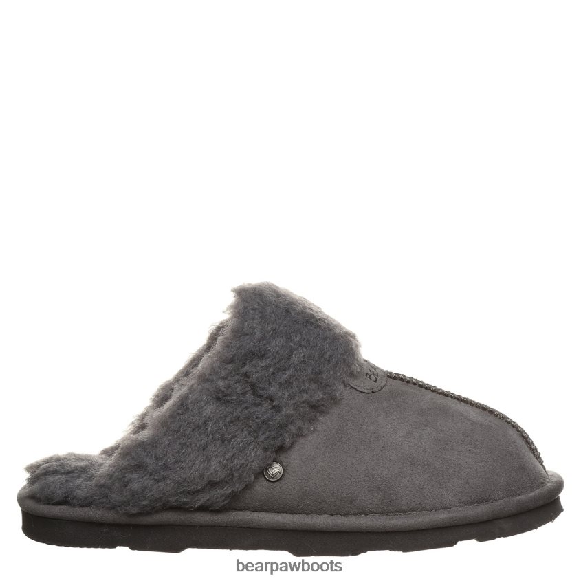 Hausschuhe BEARPAW Loki vegan Holzkohle Frauen J080PL286