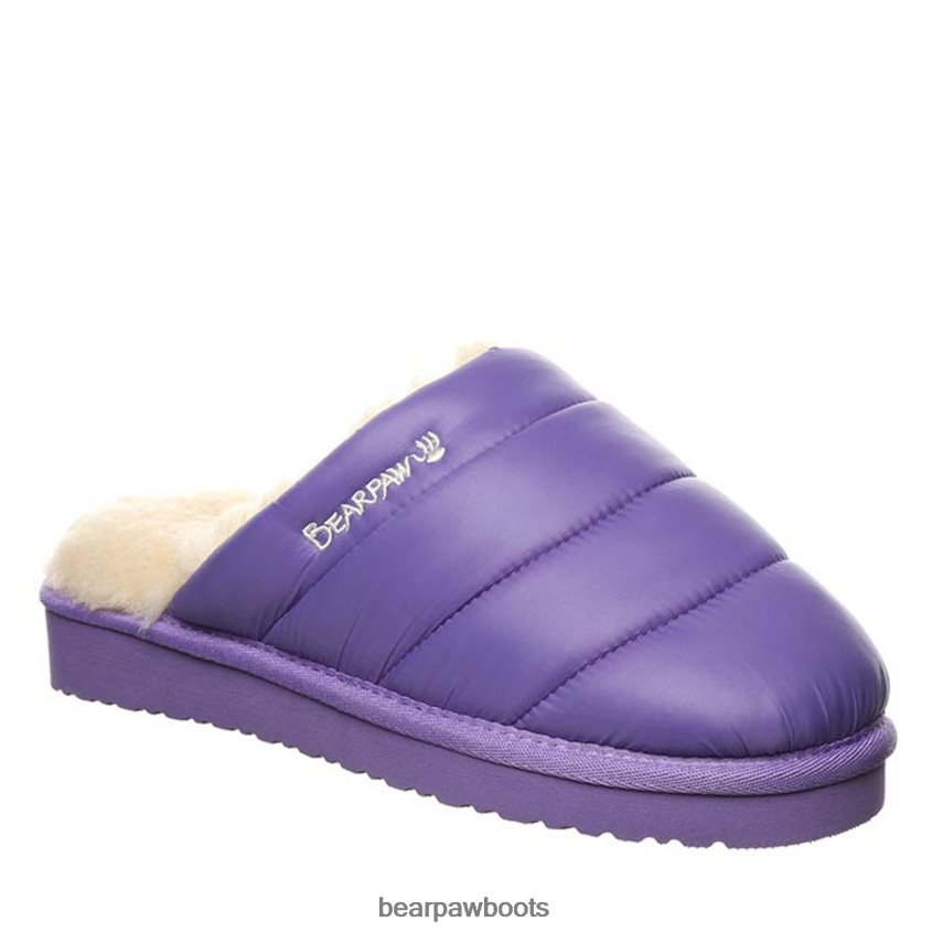 Hausschuhe BEARPAW bauschiger Slipper lila Frauen J080PL317