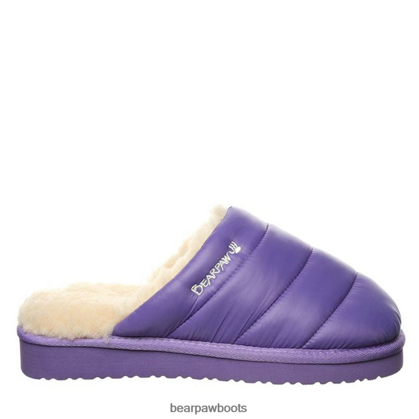 Hausschuhe BEARPAW bauschiger Slipper lila Frauen J080PL317