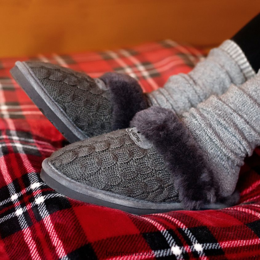 Hausschuhe BEARPAW effie Holzkohle Frauen J080PL292