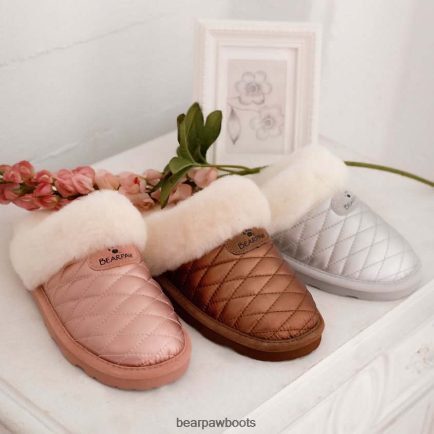 Hausschuhe BEARPAW effie Silber Frauen J080PL303