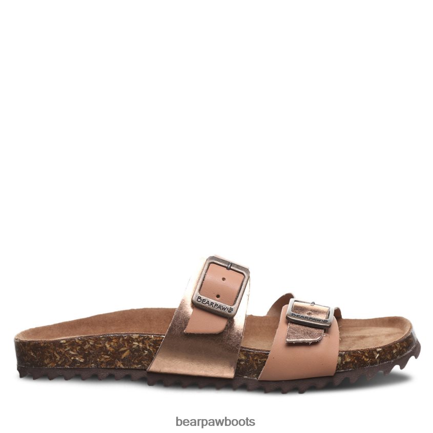 Sandalen BEARPAW Julia II Gepäck/Roségold Frauen J080PL370
