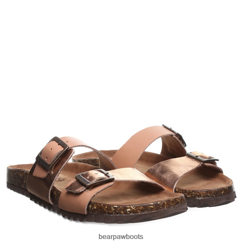 Sandalen BEARPAW Julia II Gepäck/Roségold Frauen J080PL370