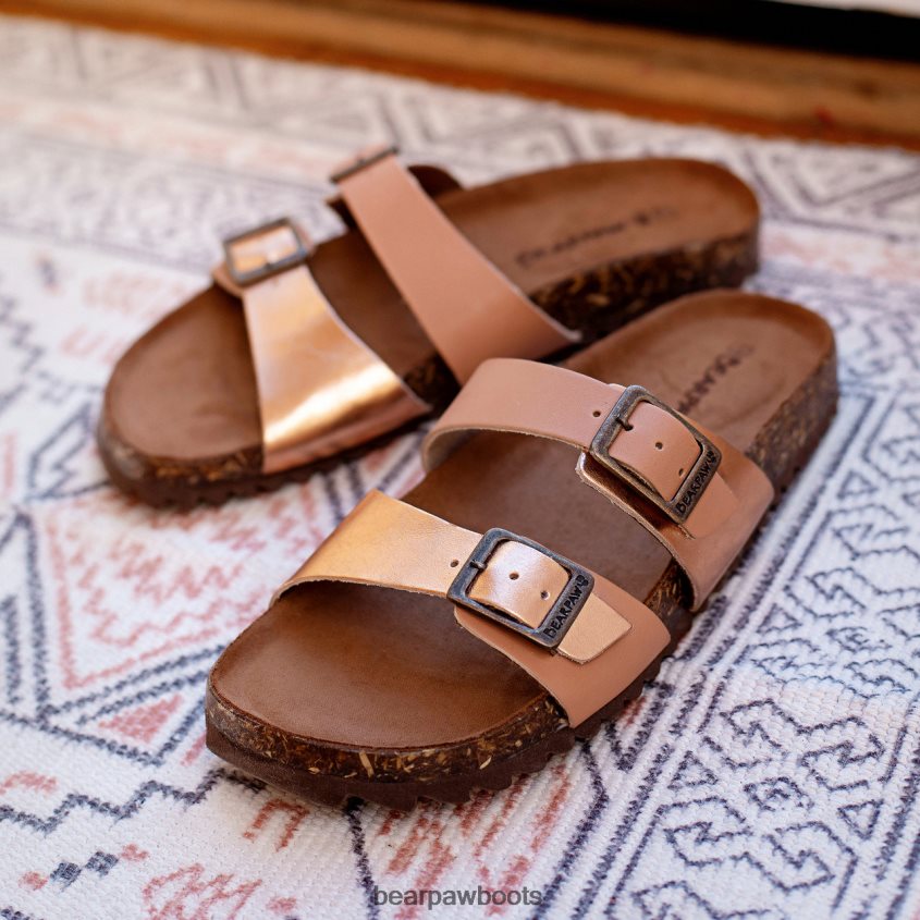 Sandalen BEARPAW Julia II Gepäck/Roségold Frauen J080PL370