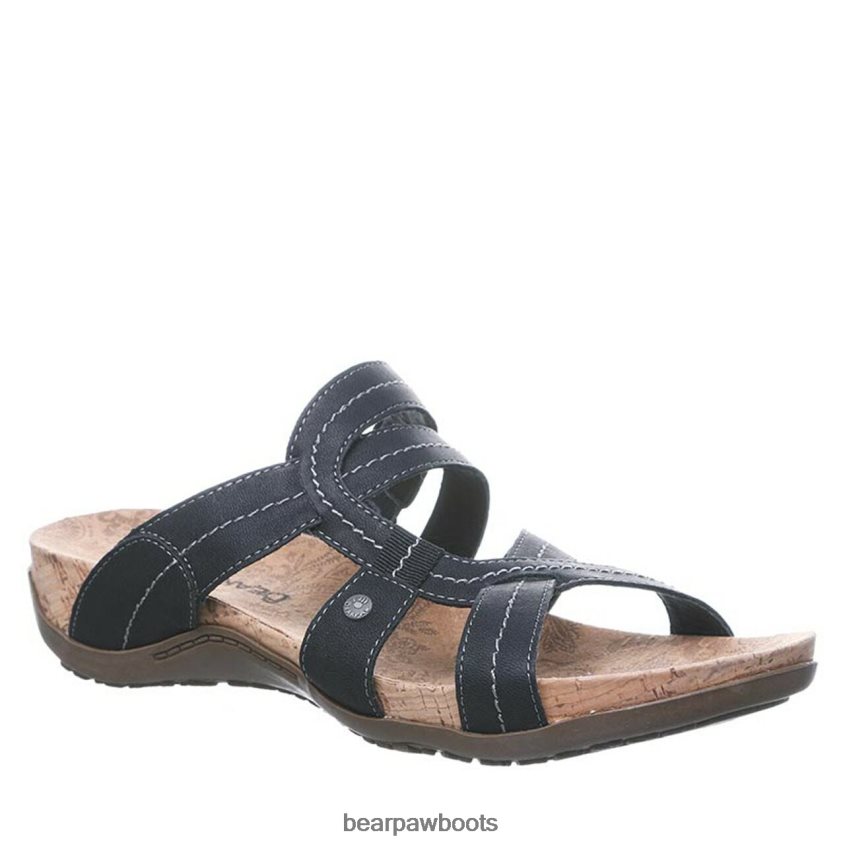 Sandalen BEARPAW Kai breit Schwarz Frauen J080PL413