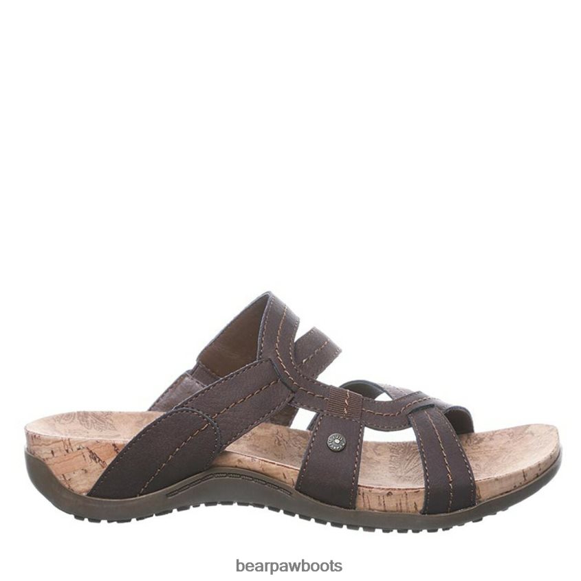 Sandalen BEARPAW Kai breit dunkelbraun Frauen J080PL412