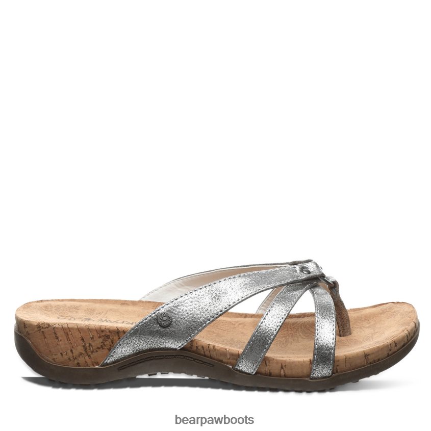 Sandalen BEARPAW Kitz Silber Frauen J080PL442
