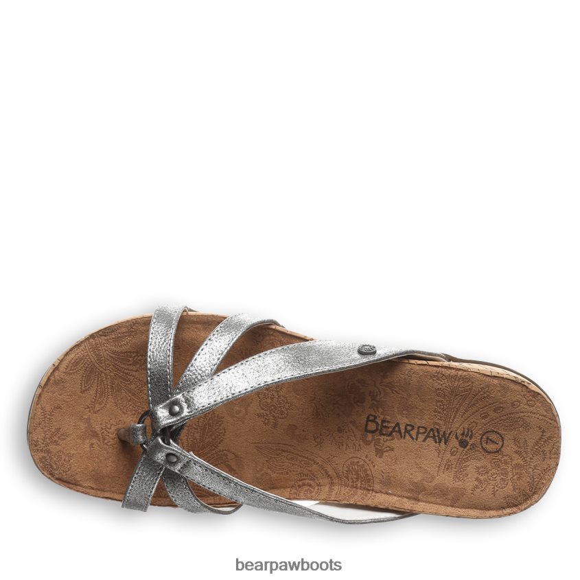 Sandalen BEARPAW Kitz Silber Frauen J080PL442