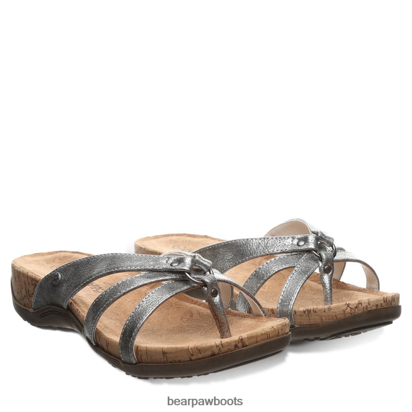 Sandalen BEARPAW Kitz Silber Frauen J080PL442