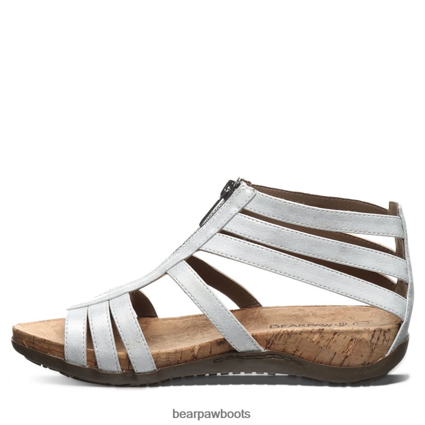 Sandalen BEARPAW Layla II breit weißmetallic Frauen J080PL432