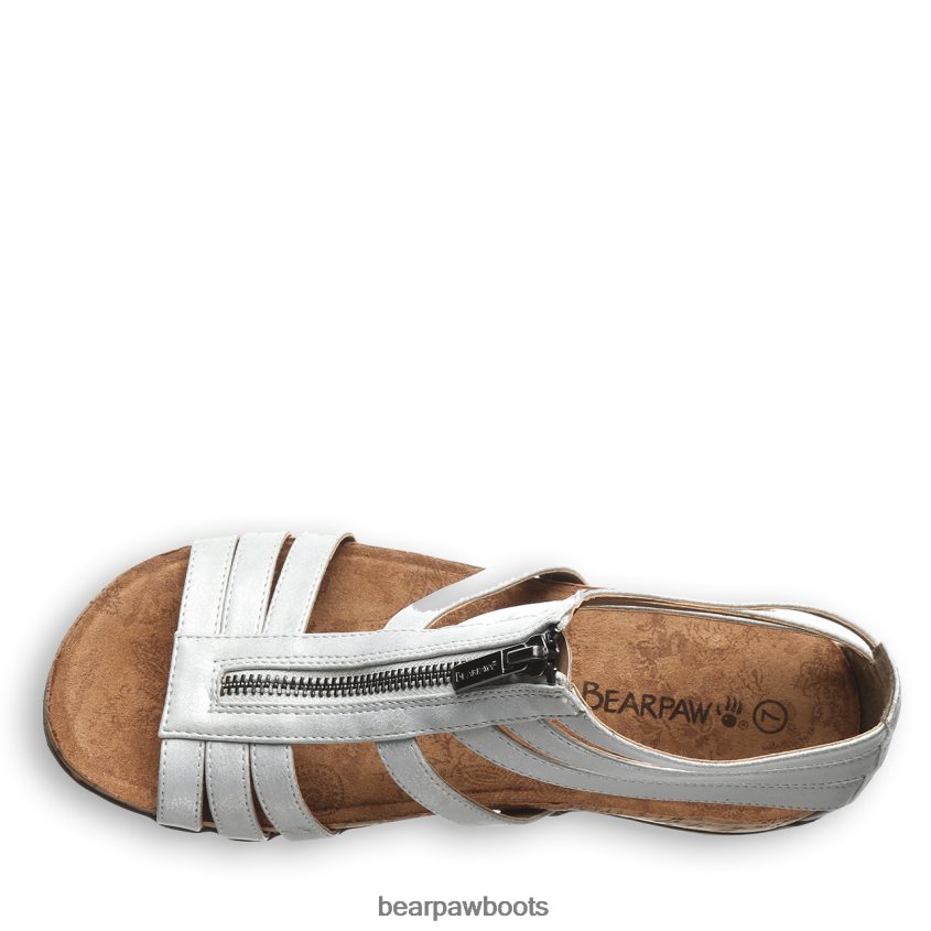 Sandalen BEARPAW Layla II breit weißmetallic Frauen J080PL432