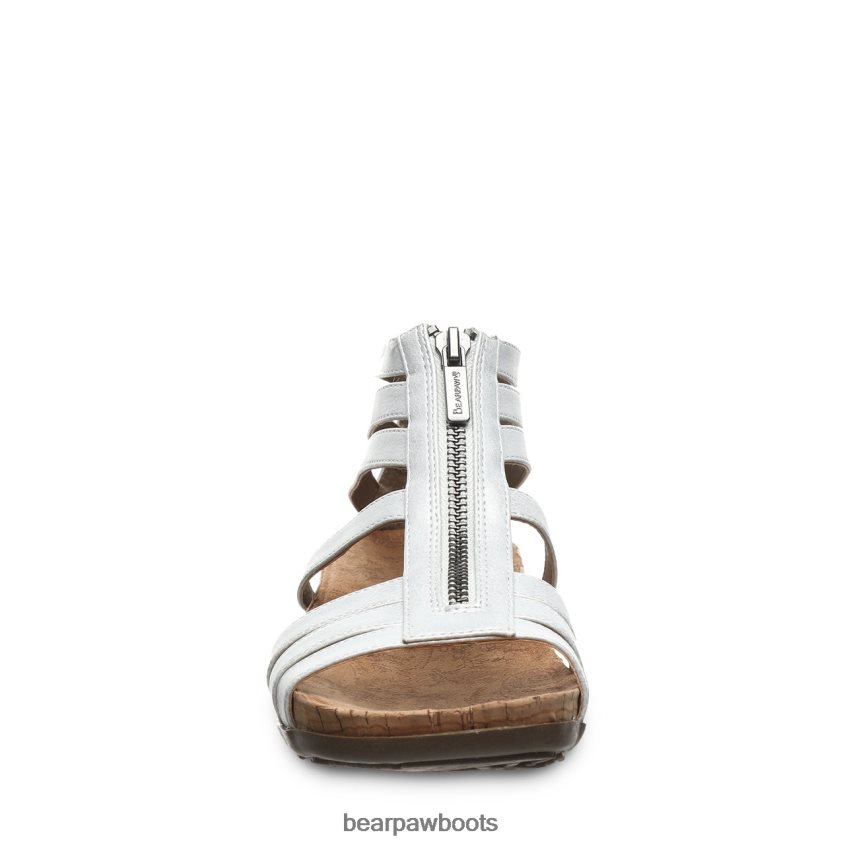 Sandalen BEARPAW Layla II breit weißmetallic Frauen J080PL432