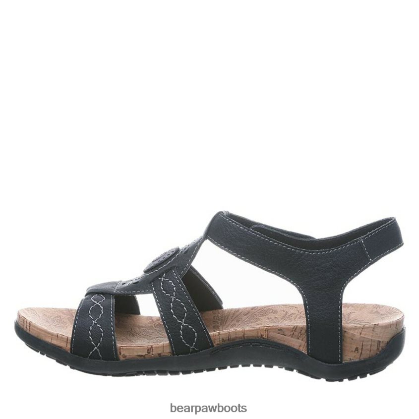 Sandalen BEARPAW Ridley breit Schwarz Frauen J080PL407