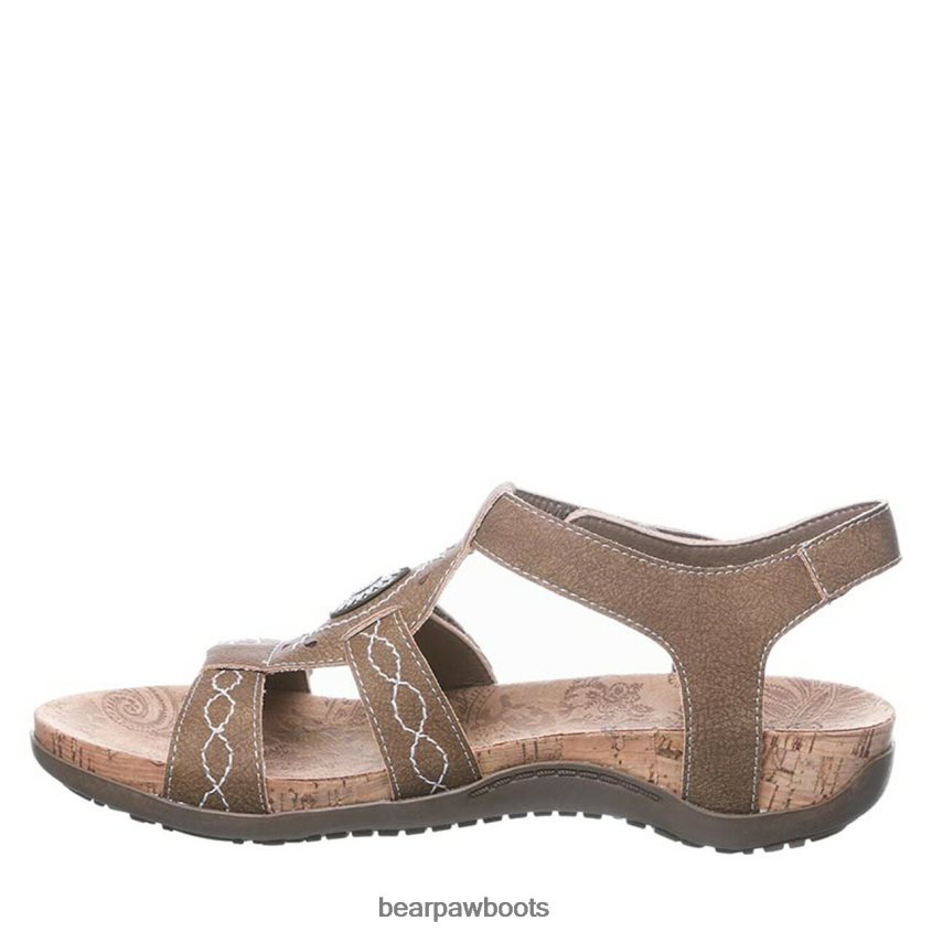 Sandalen BEARPAW Ridley breit braun Frauen J080PL406