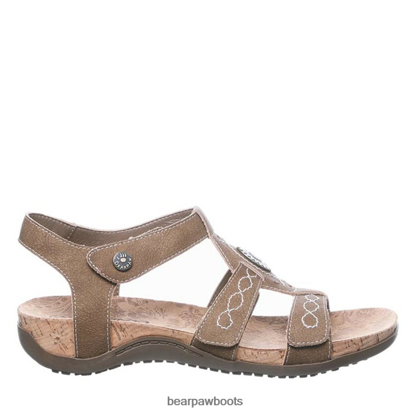 Sandalen BEARPAW Ridley breit braun Frauen J080PL406