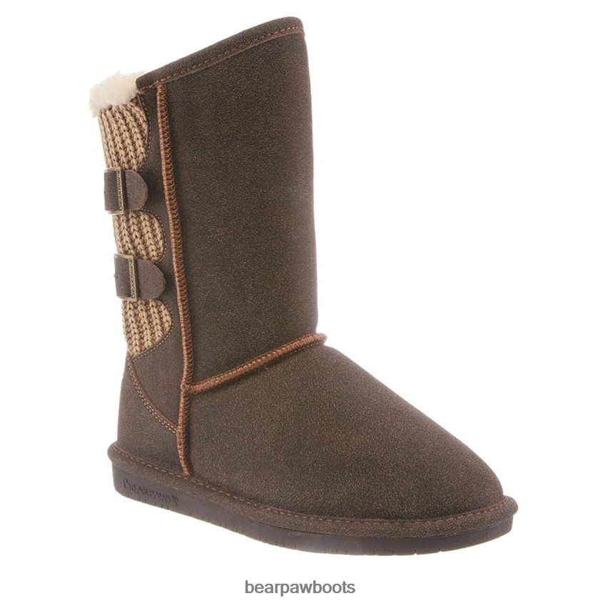 Stiefel BEARPAW Boshie Kastanie beunruhigt Frauen J080PL257