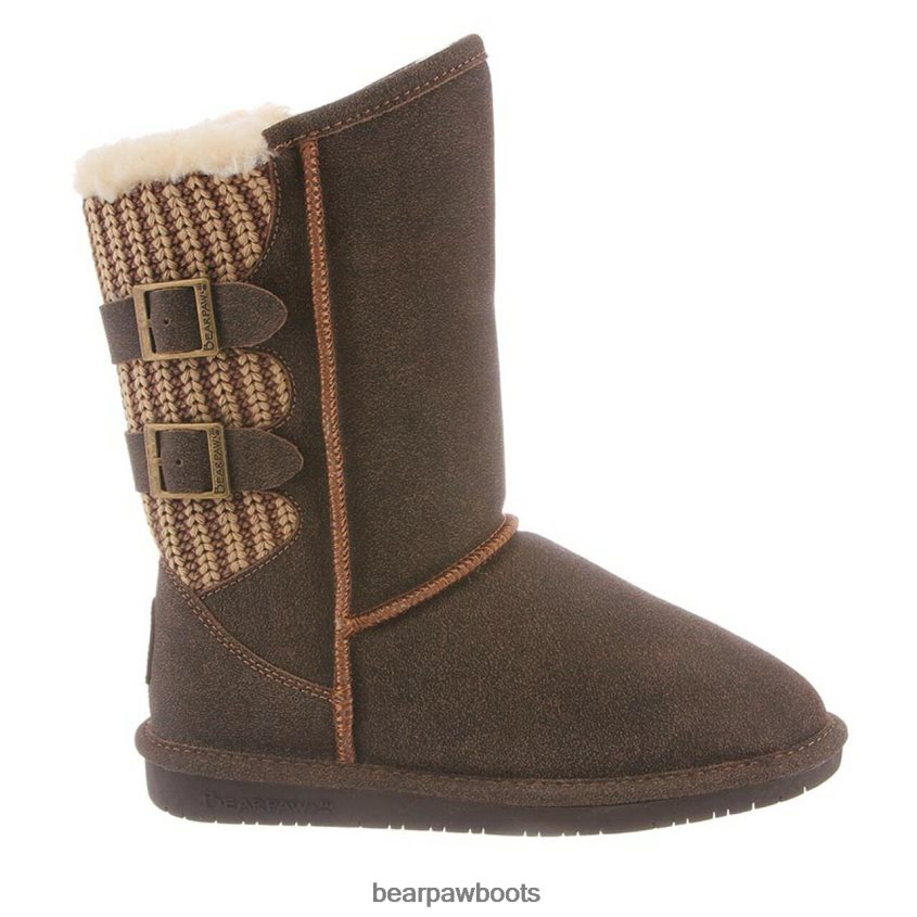 Stiefel BEARPAW Boshie Kastanie beunruhigt Frauen J080PL257