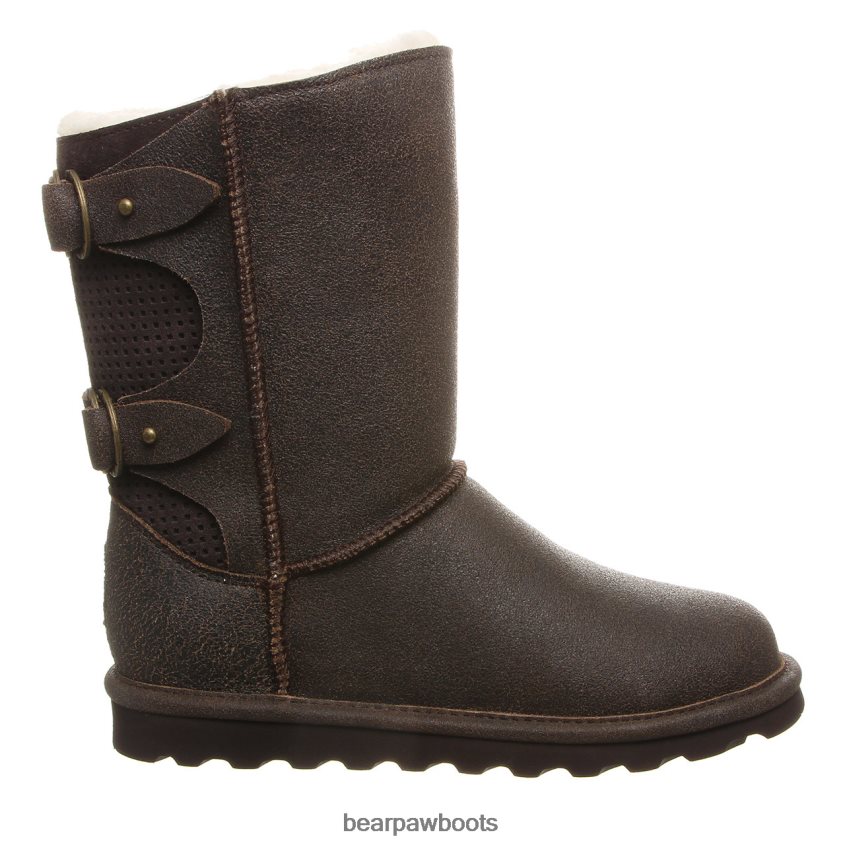 Stiefel BEARPAW Clara Kastanie beunruhigt Frauen J080PL160