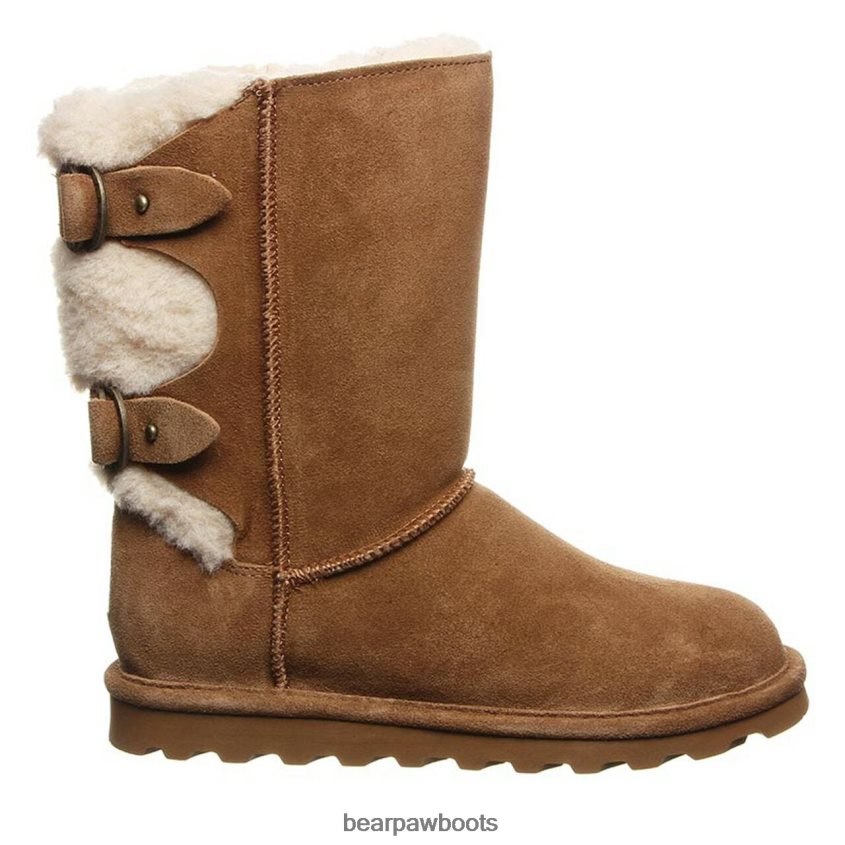 Stiefel BEARPAW Eloise breit Hickory/Champagner Frauen J080PL62