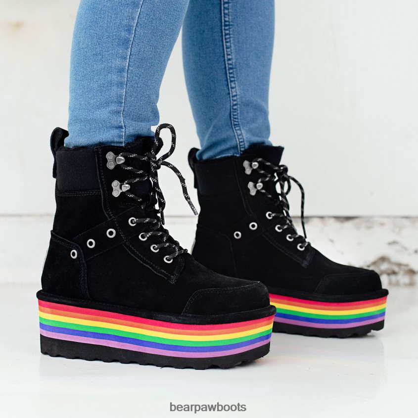 Stiefel BEARPAW Retro-Alicia Schwarz Frauen J080PL14