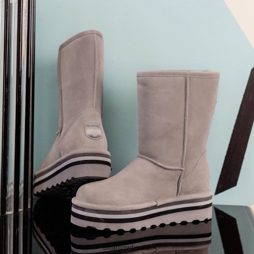 Stiefel BEARPAW Retro-Elle grau Frauen J080PL159