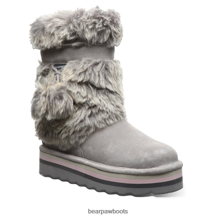 Stiefel BEARPAW Retro-Tama grauer Nebel Frauen J080PL151