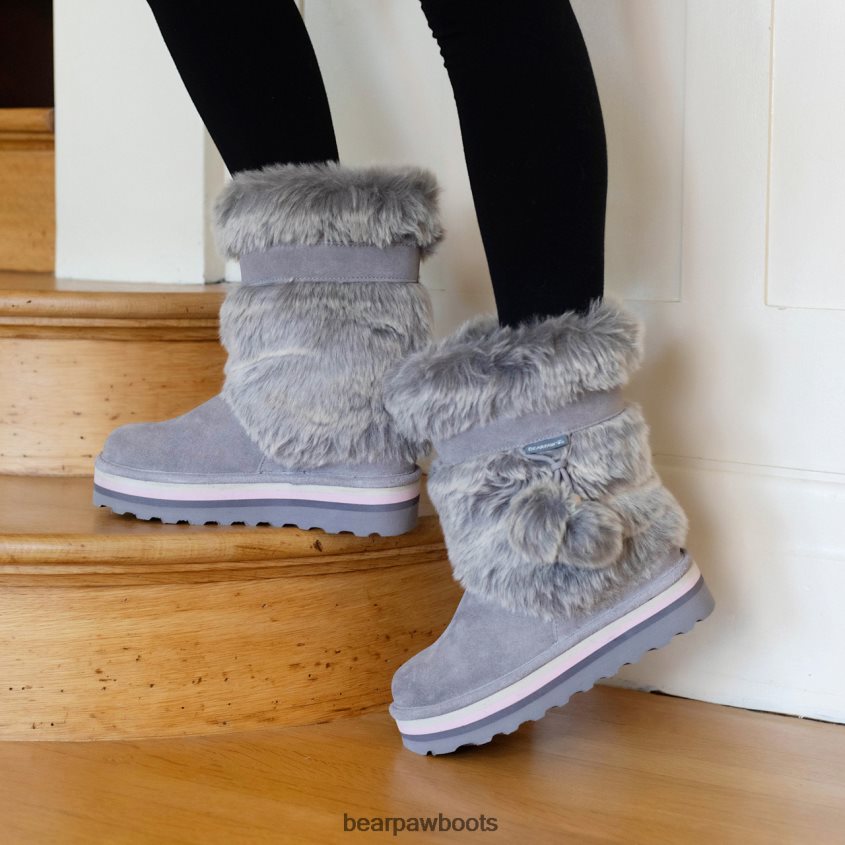 Stiefel BEARPAW Retro-Tama grauer Nebel Frauen J080PL151