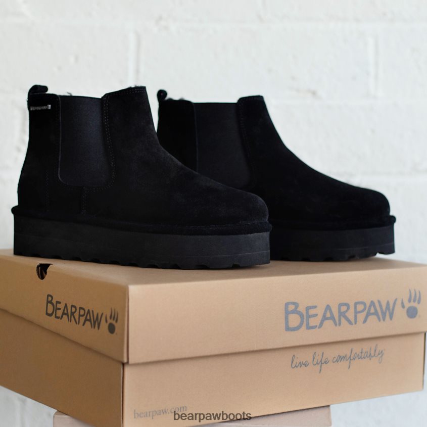 Stiefel BEARPAW Retro gezeichnet Schwarz Frauen J080PL13