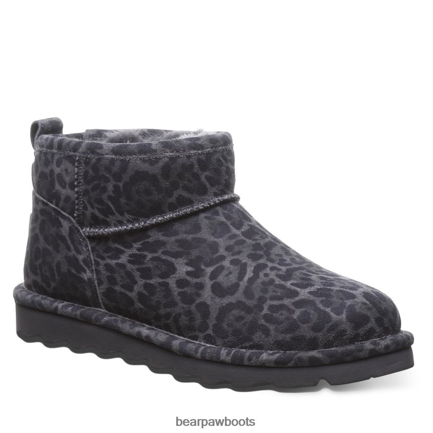 Stiefel BEARPAW Shorty exotisch grauer Leopard Frauen J080PL123