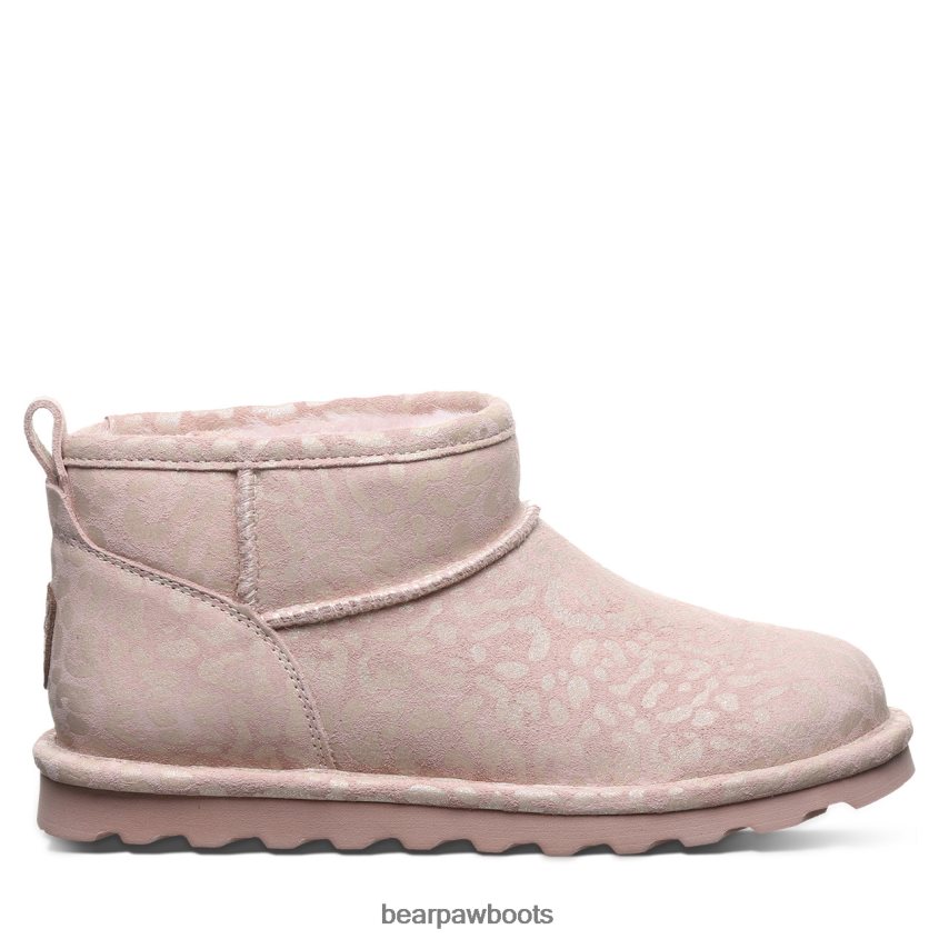Stiefel BEARPAW Shorty exotisch rosa Leoparden-Glitzer Frauen J080PL34