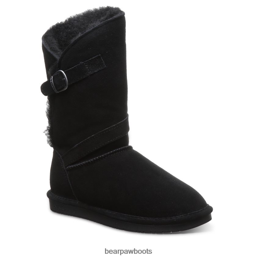 Stiefel BEARPAW Tatum-Feststoffe Schwarz Frauen J080PL128
