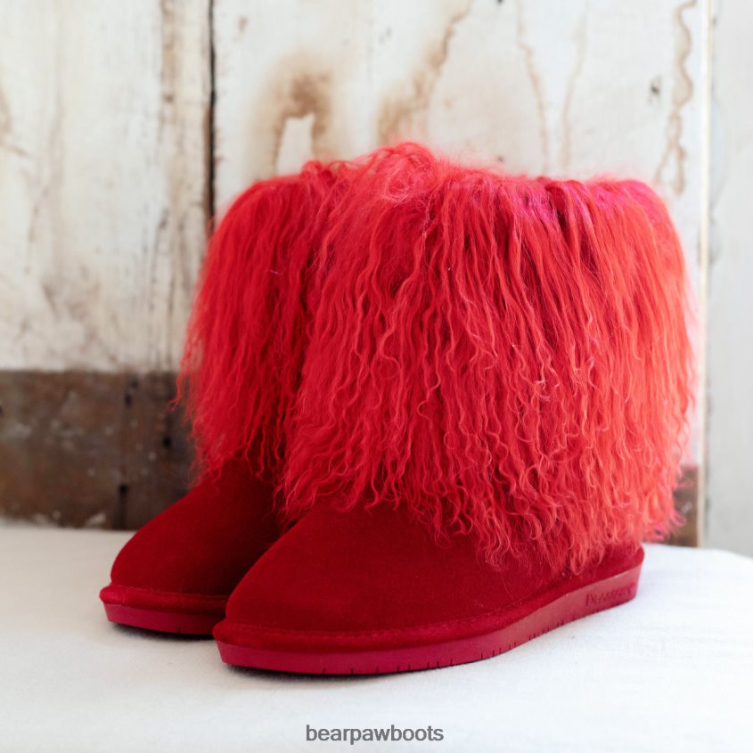 Stiefel BEARPAW boo Rot Frauen J080PL132