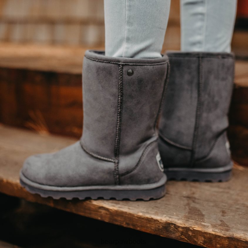 Stiefel BEARPAW elle short vegan Holzkohle Frauen J080PL228