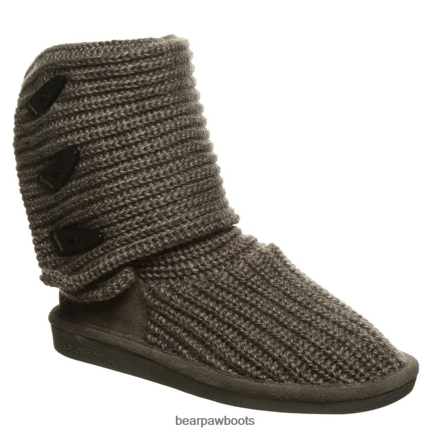 Stiefel BEARPAW hoch stricken grau Frauen J080PL176