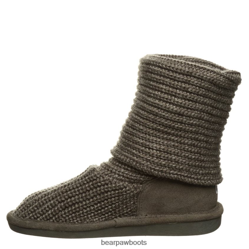 Stiefel BEARPAW hoch stricken grau Frauen J080PL176