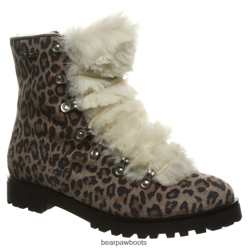 Stiefel BEARPAW vanna grauer Leopard Frauen J080PL193