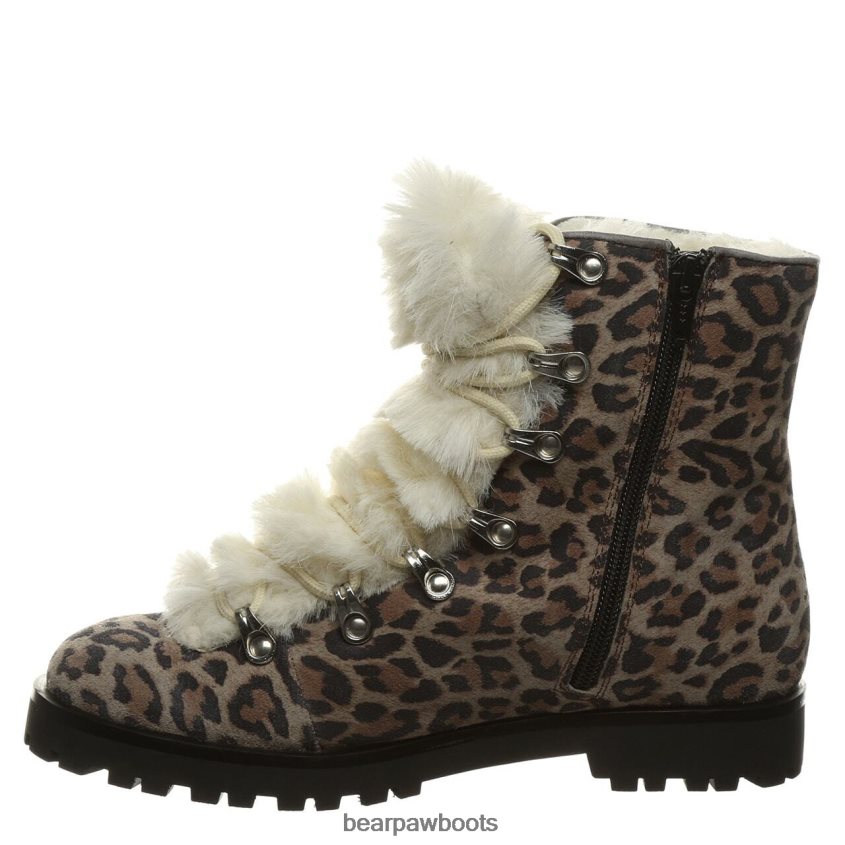 Stiefel BEARPAW vanna grauer Leopard Frauen J080PL193