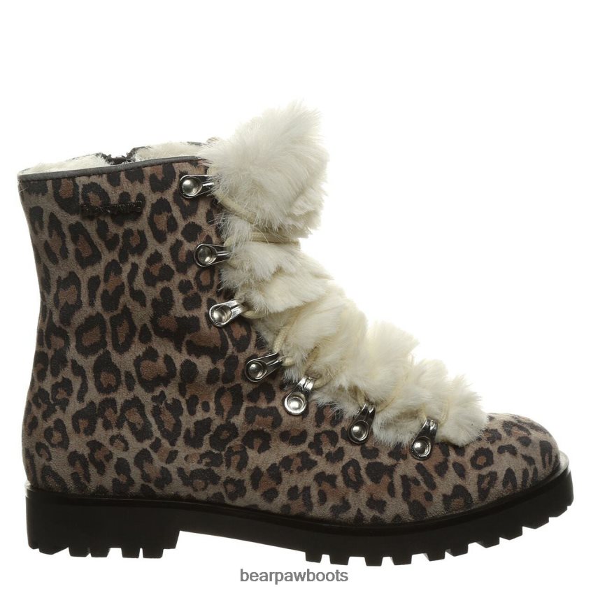 Stiefel BEARPAW vanna grauer Leopard Frauen J080PL193