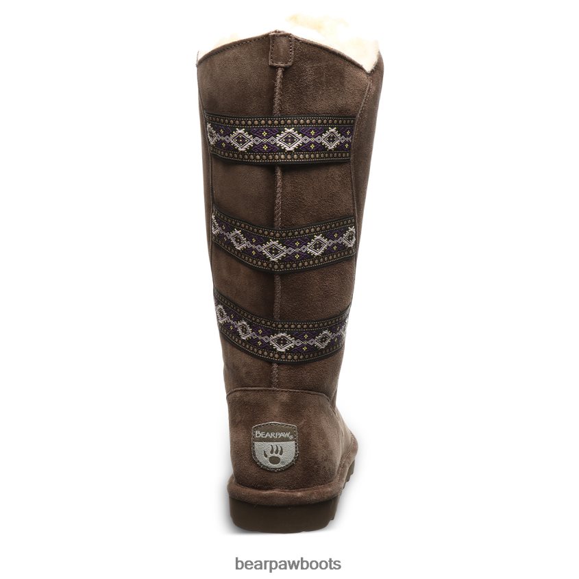 Stiefel BEARPAW violett Erde Frauen J080PL121