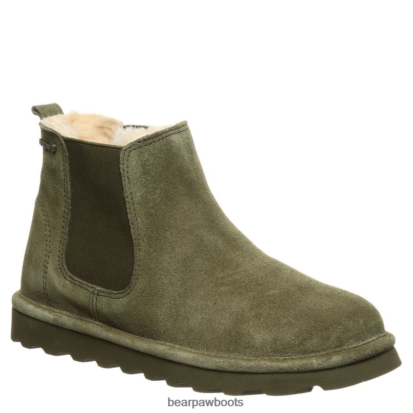 Stiefel BEARPAW zog dunkles Oliv Frauen J080PL49