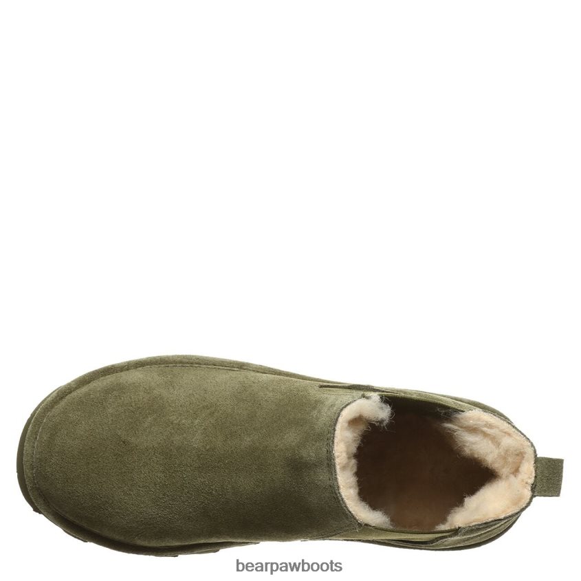 Stiefel BEARPAW zog dunkles Oliv Frauen J080PL49