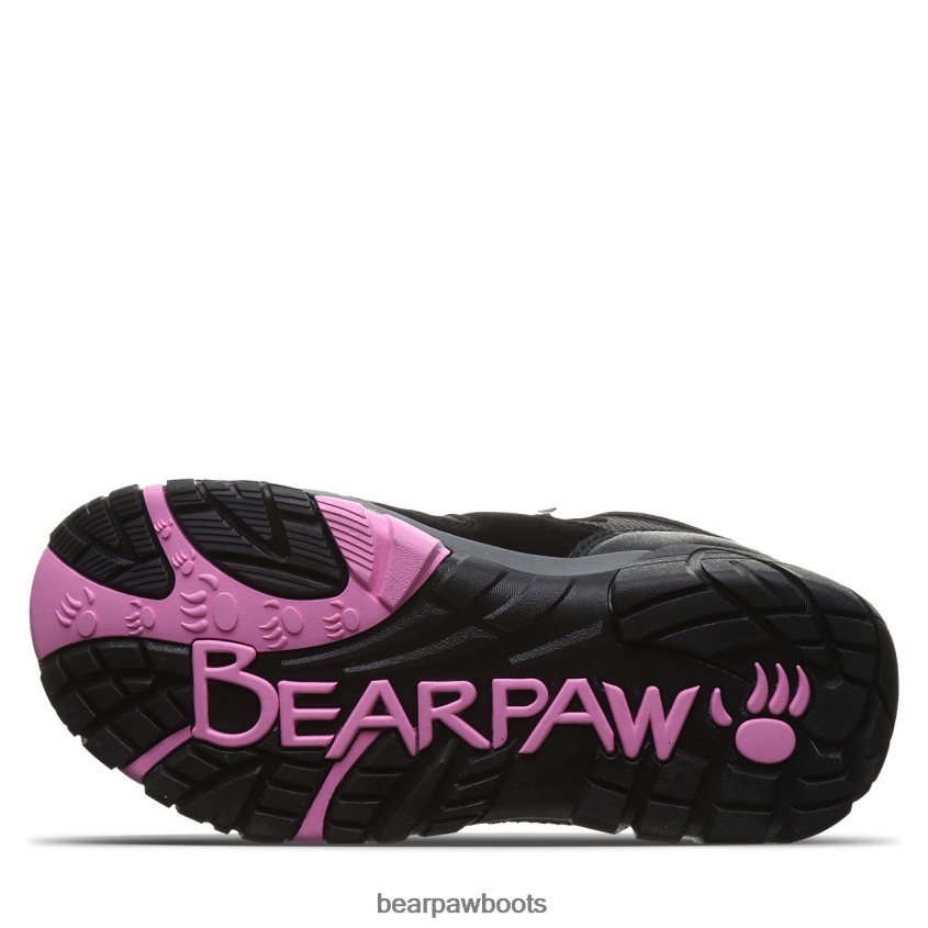 Wanderer BEARPAW Korsika breit schwarz/fuchsia Frauen J080PL331