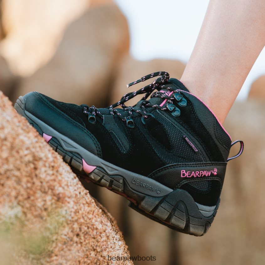 Wanderer BEARPAW Korsika schwarz/fuchsia Frauen J080PL340