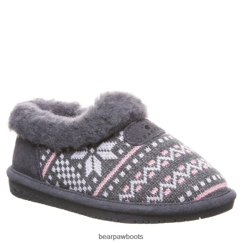 Hausschuhe BEARPAW Alice Jugend Holzkohle Kinder J080PL618